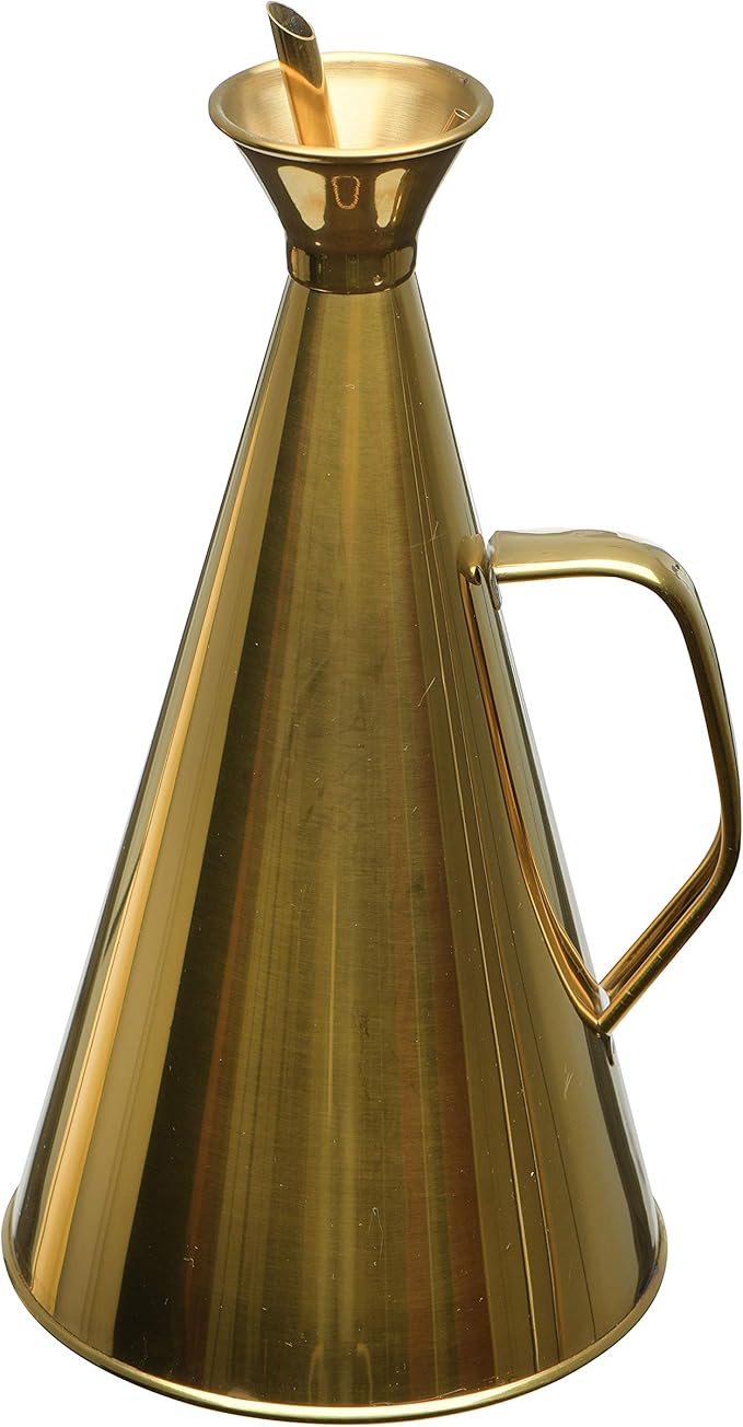Gold Stainless Steel Oil Cruet