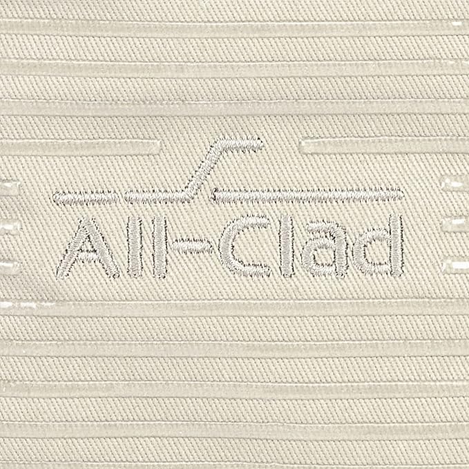 All-Clad Premium Pot Holder & Hot Pad: Heat Resistant to 500 Degrees - 100% Cotton, 10"x6.25" Hot Pad for Kitchen and Barbeque, (1-Pack), Almond
