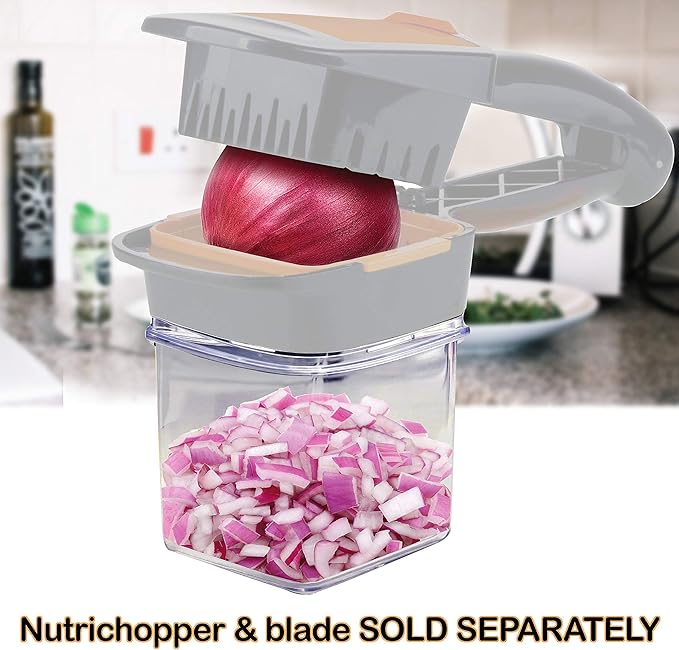 Nutrichopper Transparent Container 2-Pack with Airtight Locking Lid, Dishwasher Safe, Food Grade Transparent Acrylic As Seen On TV