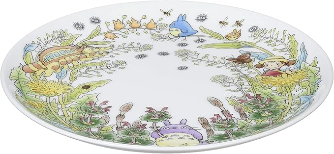 Noritake T50116A/4660-2 My Neighbor Totoro Plate, 9.1 inches (23 cm), Dandelion, Microwave Safe, 1 Piece