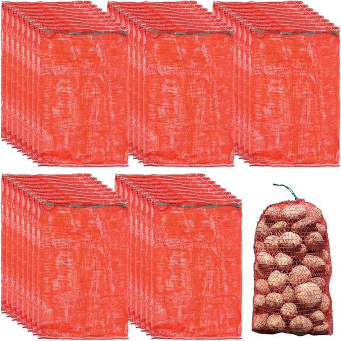 Fruit Garden Produce, Citrus Potato Onion Storage, 35.3 X 23.5 Inches Vegetable Storage Bags, Reusable Extra Large Sacks, 40 Pcs Produce Storage Mesh Bags