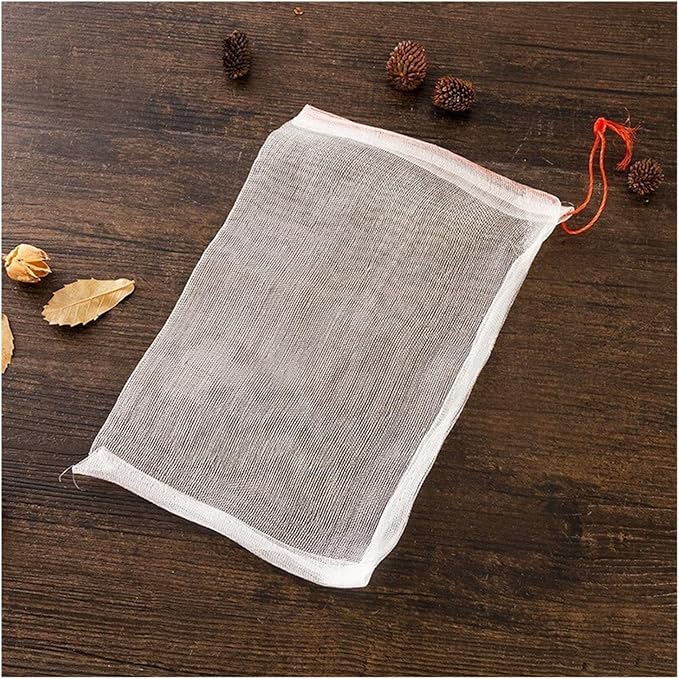 100pcs Fruit and Vegetable Grape Mesh Bag Multi-Function Bag Reusable Fruit Protection Bags(15 x 10 cm)