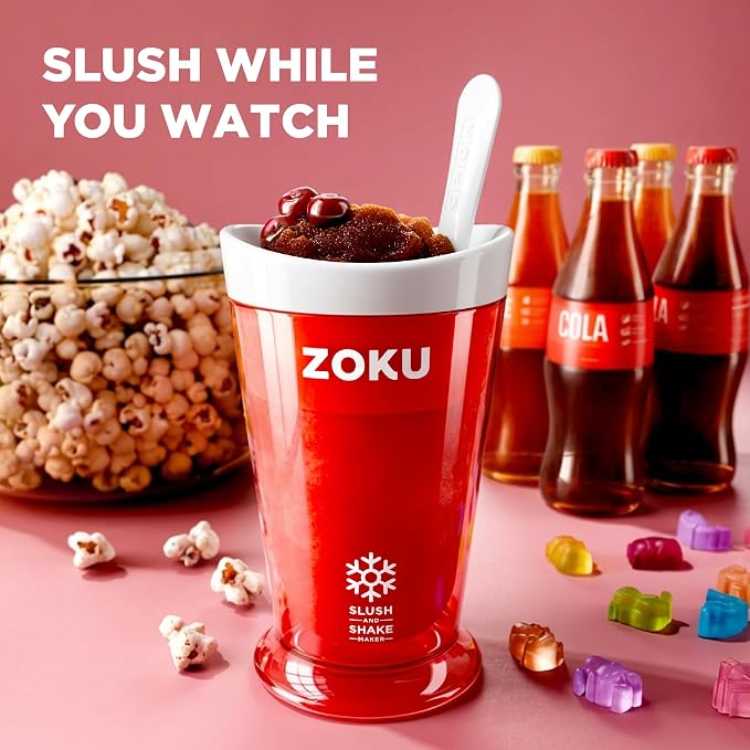 ZOKU Original Slush and Shake Maker, Slushy Cup for Quick Frozen Homemade Single-Serving Slushies, Fruit Smoothies, and Milkshakes in Minutes, BPA-free, Unicorn