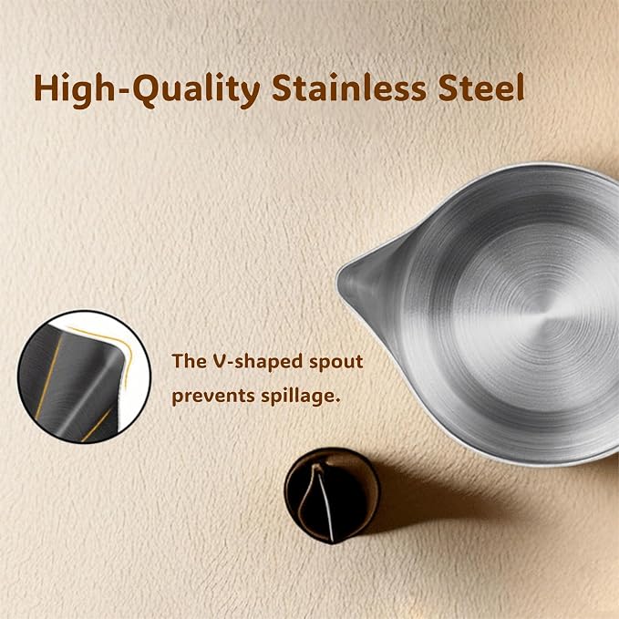 Gugxiom 600ml Electric Turkish Coffee Pot, Stainless Steel Turkish Coffee Maker, Heating Tea Maker Kettle For Home Travel