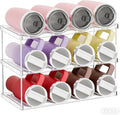Stackable Water Bottle Organizer for Cabinet,3 Tier Water Bottle Holder for Stanley Yeti 40 oz Bottle Shelf,Clear Tumbler Storage Organizer,Wine Rack,Cup Organizer for Kitchen Cabinets Counter Pantry