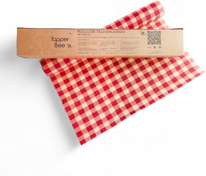 Beeswax Wraps – Reusable Food Wraps Keep Food Fresh Longer, Plastic Wrap Alternative, Eco-Friendly, BPA Free Storage