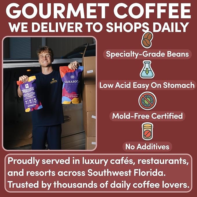 2 lb Hazelnut Whole Bean Coffee | Hazelnut Flavored Coffee Beans | Bulk Medium Roast Nutty Whole Bean | Specialty Grade | 32 oz