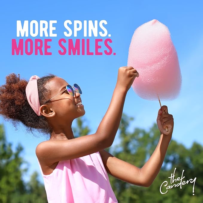 The Candery Cotton Candy Floss Sugar 6lbs 96oz Jars - 2 Pack Strawberry and Raspberry