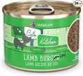 Weruva Cats in The Kitchen, Lamb Burger-ini with Lamb Au Jus Cat Food, 6oz Can (Pack of 24)