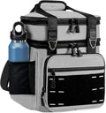 Lunch Box Cooler Bag - Tactical Insulated Lunchbox for Men - Large Lunch Pail Kit for Adults Work Outdoor Shifts Trips Grey 16L