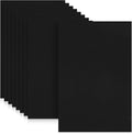 PRETYZOOM 9pcs Non-stick Oven Liners Baking Mats 60x40cm Black Reusable Grill Roaster Liners for Gas Stove Oven Bottom Protection Cooking Mat