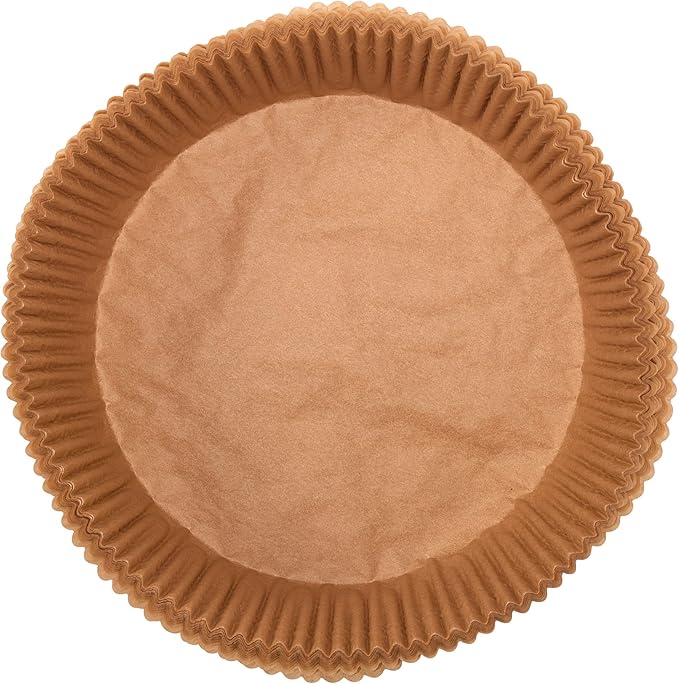 DecoPac 7" Cake Pan Liners, 100 Pack, Non-Stick Siliconized Greaseproof Paper, Round Baking Liner for Cakes and Pies, Parchment Paper Round Air Fryer Liner