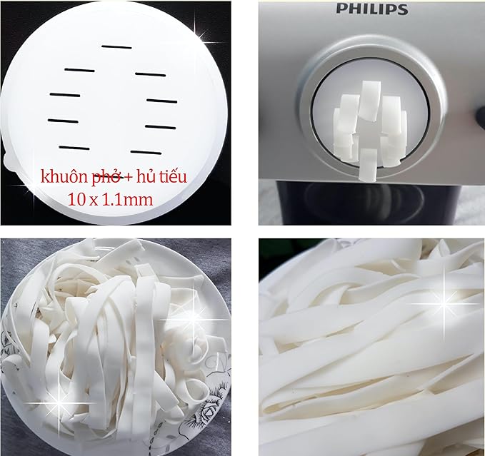 Pad Thai Noodles Shape Disc For Electric Philips Pasta Maker Machine, Automatic Pasta & Noodle Maker, Philips Pasta Maker Attachments, Kitchen Appliances, Accessory Kit (Pad Thai Noodles 10x1.1mm)