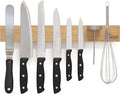 Good Cooking Magnetic Knife Strip w XL 18" Design- Powerful Magnet Wooden Knife Rack for Easy Wall Mounting- Secure your Knives and Utensils and Free Up Space