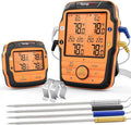 TempPro TP27 500FT Wireless Meat Thermometer for Grilling and Smoking with 4 Probes BBQ Kitchen Food Cooking Digital Thermometer for Meat Turkey Cooking Gift for Dad Him Husband (Previously ThermoPro)