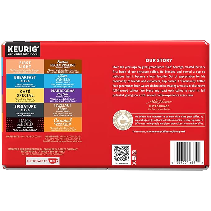Community Coffee Ultimate Sampler Variety Pack, 60 ct K-Cup® Pods (Pack of 1)