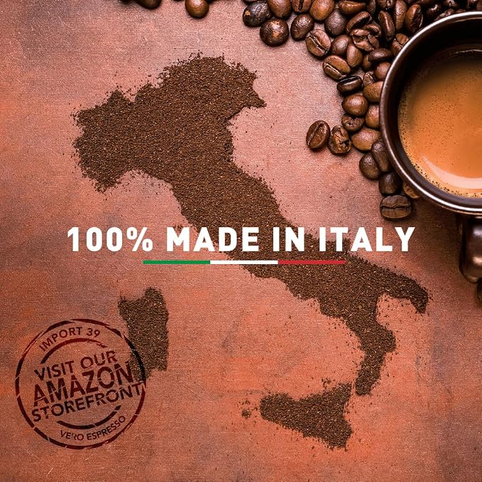 ITALIAN COFFEE FOR ESPRESSO LOVERS Italian Coffee capsules compatible with Verismo, CBTL, Caffitaly, K-fee systems (80 pods CREMOSO blend)