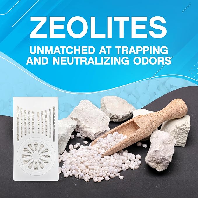 NonScents Shoe & Refrigerator Deodorizer Bundle - 2 Pack (4 Count) Shoe Odor Eliminator & 2 Refrigerator Deodorizer - Powerful, Reusable Odor Absorbers for Shoes, Fridge, Closets - Unscented Freshness