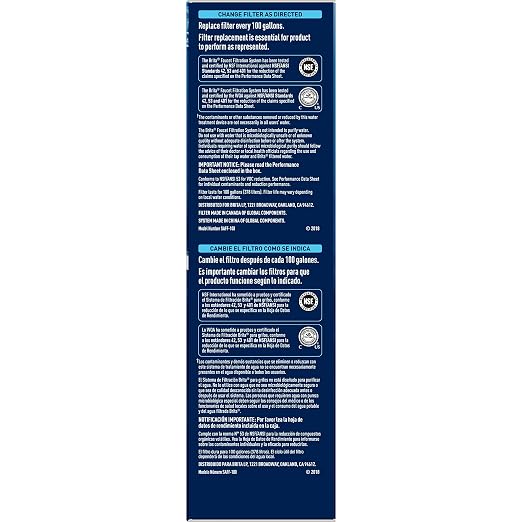 Brita Faucet Mount Water Filter System,Chrome,No-Wait Filtration,Easy Install,Multi-Use Tap Water Filter for Kitchens,Bathrooms & Small Spaces,(Pack of 4)