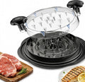 Premium Manual Food Shredder, Chicken Crusher Tool, Large Standard Size, PowerPull Chicken Grinder, Pork & Beef, KitchenPro Chicken Shredder Tool (Black)