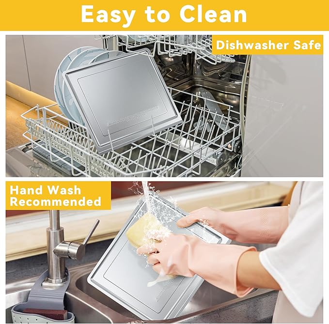 Crumb Tray Replacement for Emeril Lagasse 25 Qt Air Fryer, Drip Tray with 4 Pack Reusable Oven Liners Replacement Part Accessories for Ninja DT251 DT501