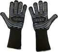 BBQ Grill Gloves, EN407 Certified — Heat Resistant up to 932°F (500°C) | Polyaramid Fiber, Non-Slip Grip, Oven & Smoker Gloves for Men & Women