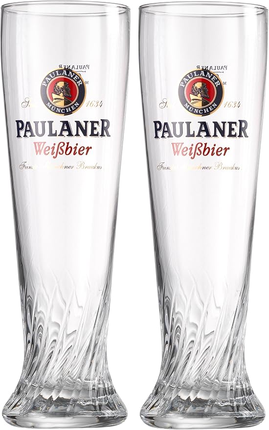 keine Angabe 690743 Wheat Beer Glass Paulaner 0.5 L Set of 2