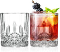 Barski Whiskey Glasses - Double Old Fashioned Rocks Glass - Set of 2 Lowball Tumbler - DOF Crystal Glass Tumblers - For Scotch - Bourbon - Water - Beverage - Drinking Glasses - 10.5 oz, Made in Europe