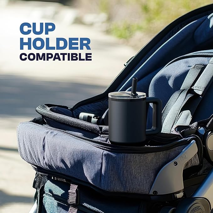 Frost Buddy Thicc Buddy - 16 oz Stainless Steel Vacuum Insulated Tumbler with Lid and Straw for Water - Travel Mug Cupholder Friendly - Gifts for Women Men Him Her (Rocky Top)