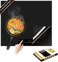 Large Silicone Induction Cooktop Protector Cover Stove Mat 21.2" x 35.4" (Magnetic) | 300°C (572°F) Heat-Resistant | Power Boost Compatible | Prevents Pot Sliding & Scratches