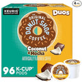 The Original Donut Shop Duos Coconut + Mocha Keurig Single-Serve K-Cup Pods, Medium Roast Coffee, 96 Count