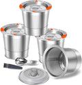 Double Layer SUS304 Reusable K Cup Filter, Fits Keurig 1.0 & 2.0 Brewers