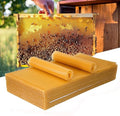 30pcs Beeswax Sheets, Bee Hive Foundation Sheets, Beehive Wax Foundation Sheets, Beeswax Honeycomb Sheets for Beekeeping Candle Making