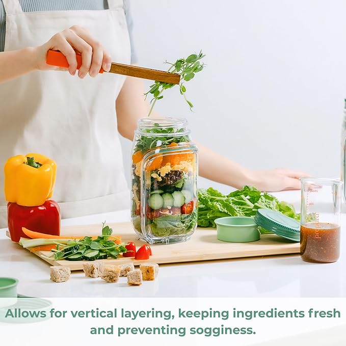 Prepara The Original Salad Pod, 4.5 Cups, Green