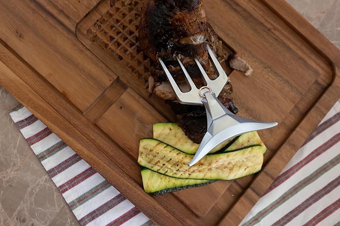 Outset El Matador Meat Fork for Slicing, Carving, and Serving