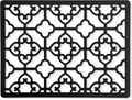 GASARÉ, Extra Large, Thick, Silicone Trivet for Hot Dishes, Pots, and Pans, Heat Resistant Mat for Countertop, Hot Pad for Kitchen, Easy to Clean, 16 x 12 x 3/8 Inches, Black