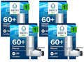 Brita Faucet Mount Water Filter System,Chrome,No-Wait Filtration,Easy Install,Multi-Use Tap Water Filter for Kitchens,Bathrooms & Small Spaces,(Pack of 4)