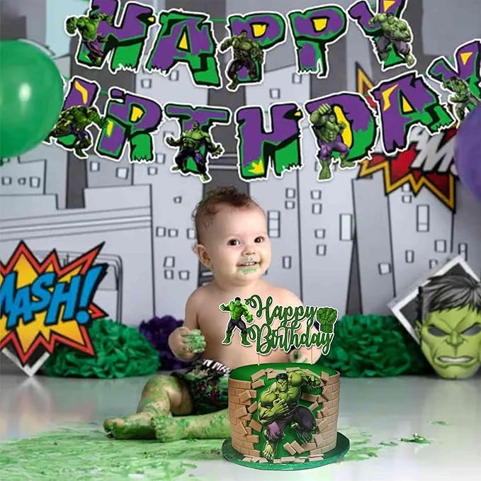 "HLK Happy Birthday Cake Topper – Vibrant, Durable & Reusable | Perfect for Parties – Add a Spark to Your Celebration! Order Today for a Memorable Event!"