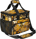Pardick Lunch Box for Men Heavy Duty Insulated Lunch Bag for Women Honey Bee Lunchbox for Adults Lunch Cooler Bag for Work, Picnic, Beach Lunch Boxes with Adjustable Shoulder Strap
