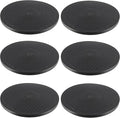 6 Pack 12 Inch Lazy Susan Turntable Organizer, Heavy Duty Rotating Swivel Stand, Single Sided 360 ° Turntable with Steel Ball Bearings for Laptops TV Computer Monitor