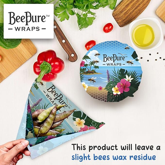 Reusable Beeswax Food Wrap Roll – Bees on Island