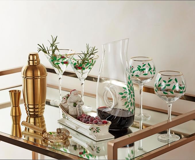 Lenox 895033 Holiday Pierced Decanter, Christmas Theme