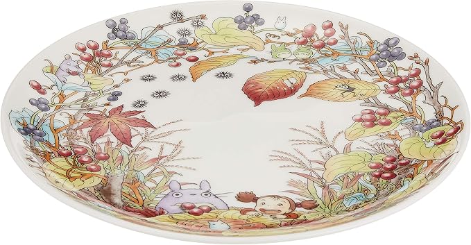 Noritake T50116A/4660-6 My Neighbor Totoro Plate 9.1 inches (23 cm), Chicken Thorns, Microwave Safe, 1 Piece