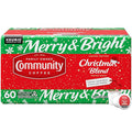 Community Coffee Christmas Blend 60 Count Coffee Pods, Medium Roast, Compatible with Keurig 2.0 K-Cup Brewers(Pack of 1)