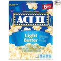 Act II Light Butter Microwave Popcorn, 2.75 oz., 6-Count Bags (Pack of 6)