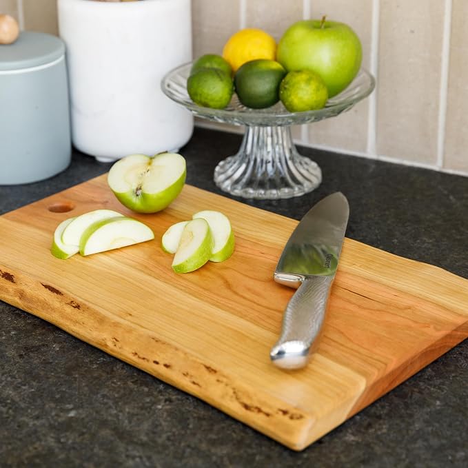 Live Edge Cherry Cutting/Charcuterie Board XL, Cherry | 200 Square Inches 10"x20"