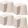 Tatuo 800 Pcs Cotton Muslin Bags with Drawstring Reusable Cloth Sachet Pouch Empty Gift Canvas Bags Bulk for Jewelry Home Party Favors (4 x 6 Inch)