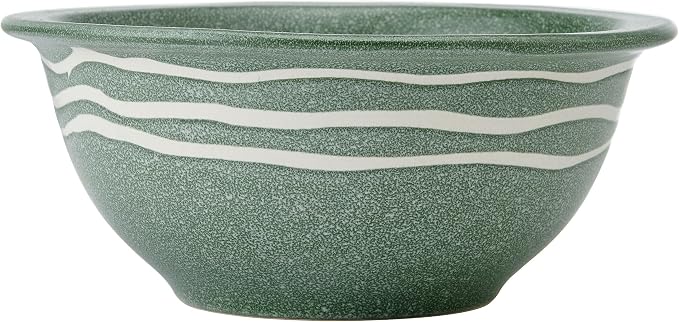 Pfaltzgraff Nature's Pallet 12 Piece Stoneware Dinnerware Set, Service for 4, Modern Style, High Rims for Everyday use, Green