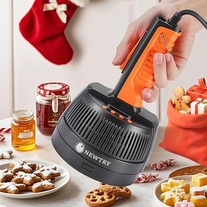 NEWTRY Handheld Induction Sealer 20-100mm Heat Bottle Cap Sealing Machine Power & Time Adjustable for Plastic Glass Bottles Caps(110V)