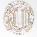 100% Linen Bowl Covers Reusable For Bread Proofing, 4 Pcs Elastic Cloth Fabric Colorful Stripe Bowl Covers, 5.9*7.9*9.8*11.8 Inches, Colorful 1
